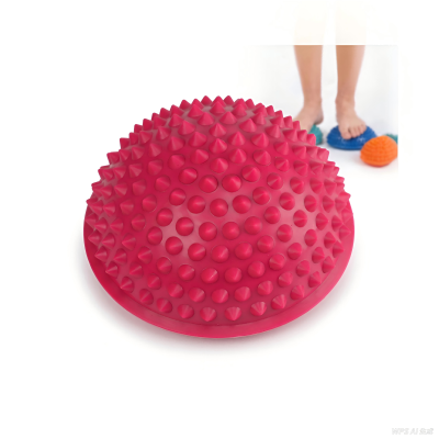 Custom PVC half dome spiky massage ball