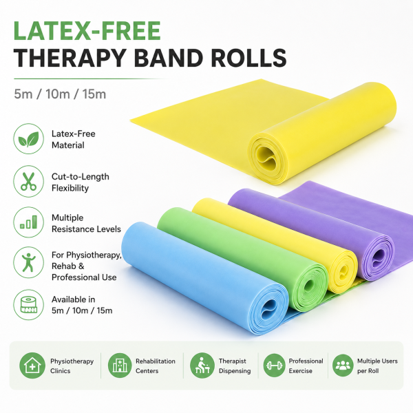 ZJSD Latex-Free Therapy Band Rolls