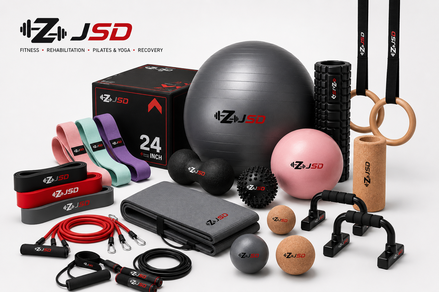 Custom fitness, rehabilitation, Pilates and recovery equipment by ZJSD