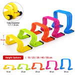 ZJSD Agility training hurdles in 15 23 30 40 and 50 cm height options