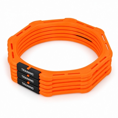 ZJSD Orange octagonal agility rings for 360 degree reaction training