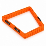ZJSD Orange trapezoidal agility rings for directional footwork training