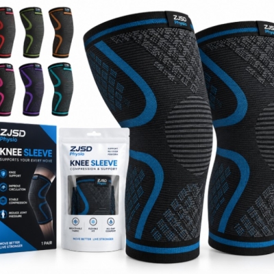 Knitted Knee Compression Sleeve | Custom OEM | ZJSD