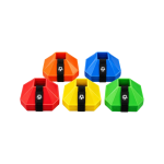 ZJSD Octagonal training marker discs in five colors with football carrying straps